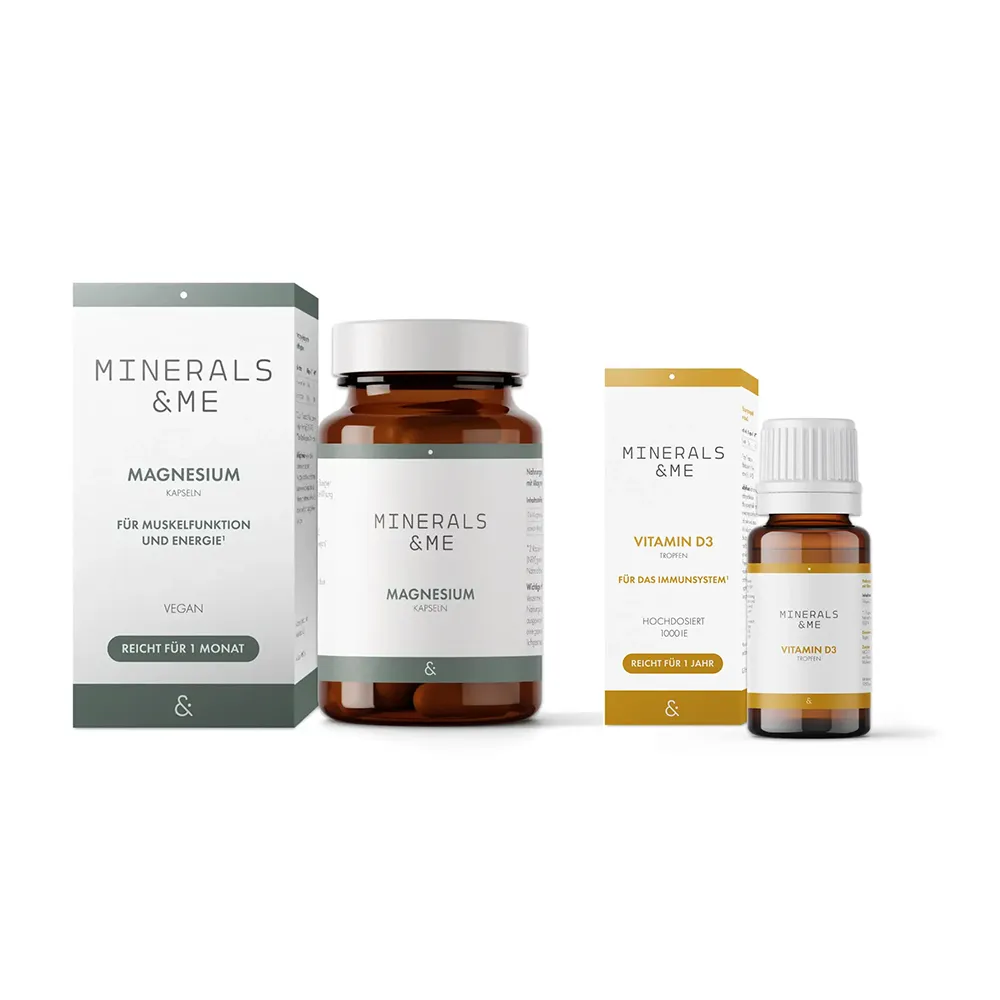 MINERALS & ME SET MAGNESIUM & VITAMIN D3